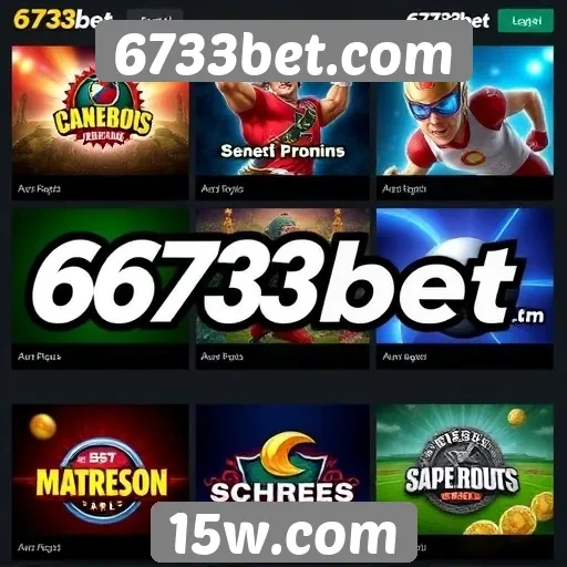 Perfil dos jogos oferecidos na plataforma 6733bet.com