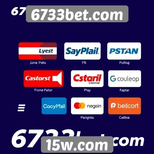 Métodos de pagamento aceitos no 6733bet